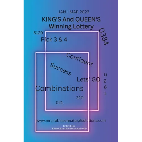 KING'S And QUEEN'S Winning Lottery: Jan-Mar 2023 - Paperback