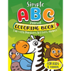 Simple ABC Animal Coloring Book for Kids & Toddlers. Fun with Numbers, Letters, Shapes: Toddler activity books ages 1-3 - Paperback