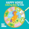 Happy Horse Coloring Book for Kids: 23 Designs - Paperback