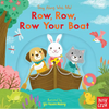 Row, Row, Row Your Boat: (A Classic Nursery Rhyme Board Book with Interactive Sliders and Qr Code for Instrumental and Vocal Versions - For Babies and - Board Book