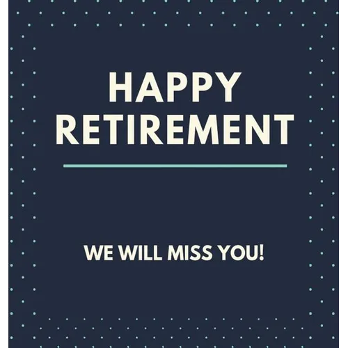 Happy Retirement Guest Book (Hardcover): Guestbook for retirement, message book, memory book, keepsake, retirment book to sign - Hardcover