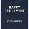 Happy Retirement Guest Book (Hardcover): Guestbook for retirement, message book, memory book, keepsake, retirment book to sign - Hardcover