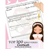 Top 100 Bible Verses Cursive Handwriting Workbook: Learning Cursive Handwriting Practice Sentences with Bible Verses to Memorize Are Powerful and Insp - Paperback
