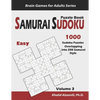 Samurai Sudoku Puzzle Book: 1000 Easy Sudoku Puzzles Overlapping into 200 Samurai Style - Paperback