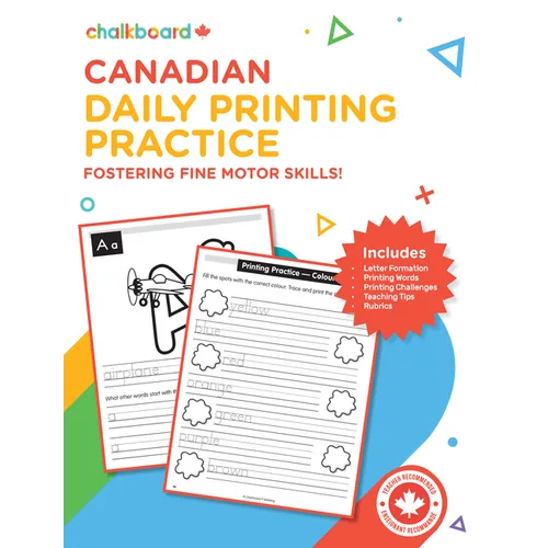 Canadian Daily Printing Practice Grades K-2 - Paperback