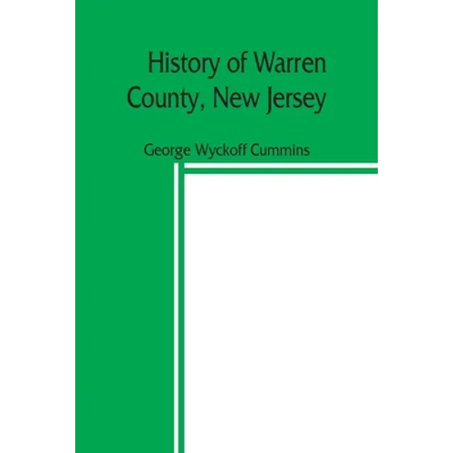History of Warren County, New Jersey - Paperback