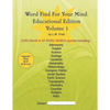 Word Find For Your Mind: Educational Edition - Paperback
