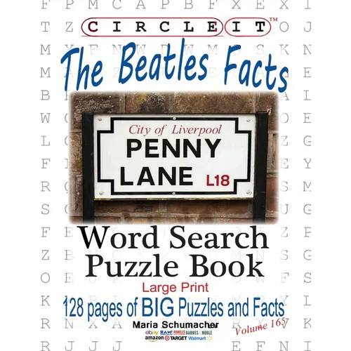 Circle It, The Beatles Facts, Word Search, Puzzle Book - Paperback