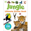 Ultimate Sticker Book: Jungle: More Than 250 Reusable Stickers - Paperback
