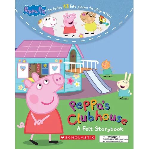 Peppa's Clubhouse: A Felt Storybook (Peppa Pig) - Paperback