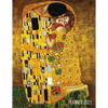 Gustav Klimt Planner 2021: The Kiss Daily Organizer (12 Months) Romantic Gold Art Nouveau / Jugendstil Painting For Family Use, Office Work, Meetings, - Paperback