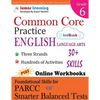 Common Core Practice - 6th Grade English Language Arts: Workbooks to Prepare for the Parcc or Smarter Balanced Test - Paperback