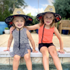 Kids Straw Hat Summer Beach Hat for Boys and Girls - Kauai