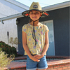 Kids Straw Hat Summer Beach Hat for Boys and Girls - Kauai