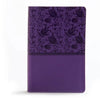 KJV Large Print Personal Size Reference Bible, Purple Leathertouch - Imitation Leather