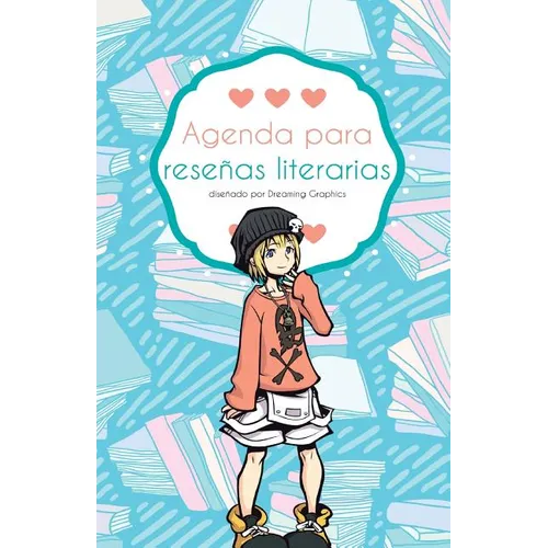 Agenda para reseñas literarias (color): interior a color - Paperback
