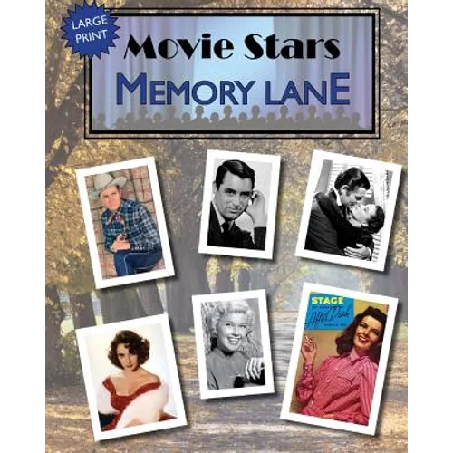 Movie Stars Memory Lane: large print book for dementia patients - Paperback