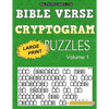 Bible Verse Cryptogram Puzzles: 365 Large Print Inspirational Bible Cryptograms from the King James Version. One for every day of the year. - Paperback