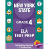 New York State Grade 4 Ela Test Prep: Workbook and 2 NY State Practice Tests: New York 4th Grade Ela Test Prep, 4th Grade Ela Test Prep New York, New - Paperback
