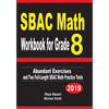 SBAC Math Workbook for Grade 8: Abundant Exercises and Two Full-Length SBAC Math Practice Tests - Paperback