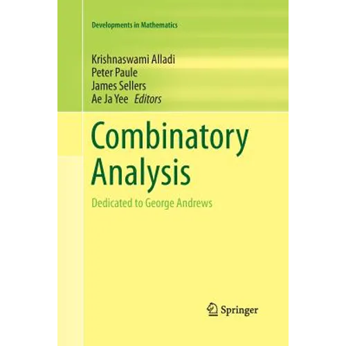 Combinatory Analysis: Dedicated to George Andrews - Paperback