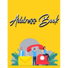 Address Book: Address Book with Alphabetical Index Address Book A-Z Index Alphabetical Address Book Yellow - Paperback