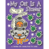 My Cat Is A Stoner - A Cannibis Gift Coloring Book For Adults: 30 Hand-Drawn Designs Featuring Cute, Stoner Kittens With Some Of Their Buddies - Paperback