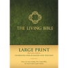The Living Bible Large Print Red Letter Edition - Hardcover