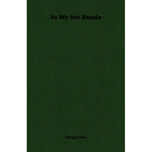 As We See Russia - Paperback