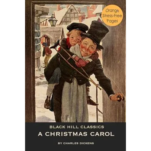 A Christmas Carol: Large Dyslexia-Friendly Print with Orange Pages - Paperback