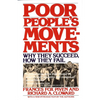 Poor People's Movements: Why They Succeed, How They Fail - Paperback