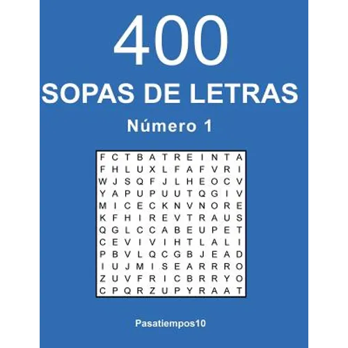 400 Sopas de letras en español - N. 1 - Paperback