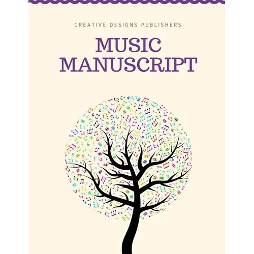 Music Manuscript - 8 Staves - Paperback