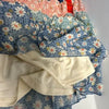 Zunie Denim and Floral Tiered Dress Youth Denim f Size Medium 10/12