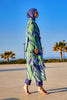 Marina Colorful Patterned Silky Kimono - P2504