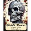 Midnight Shadows: An Adult Horror Coloring Book - Paperback