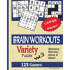 BRAIN WORKOUTS (Variety) Puzzles Vol 3 - Paperback