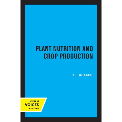 Plant Nutrition and Crop Production - Paperback