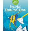 Large Print Peaceful Dot-To-Dot - Paperback