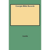 Georgia Bible Records - Paperback