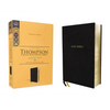 Kjv, Thompson Chain-Reference Bible, Handy Size, European Bonded Leather, Black, Red Letter, Comfort Print - Bonded Leather