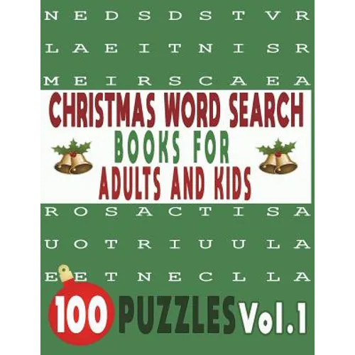 Christmas Word Search Books for Adults and Kids 100 Puzzles Vol.1 - Paperback