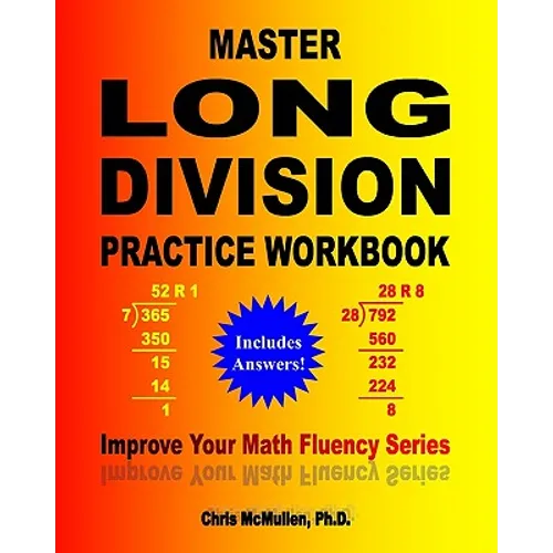 Master Long Division Practice Workbook: Improve Your Math Fluency Series - Paperback