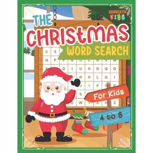 The Christmas Word Search Book: Fun Holiday Christmas Word Search Puzzle Book for Kids ages 4-8 - Paperback