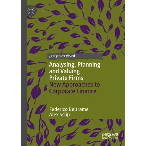 Analysing, Planning and Valuing Private Firms: New Approaches to Corporate Finance - Hardcover