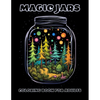 Magic Jars Coloring Book For Adults: Relax, Color, And Escape To The World Of Jars - Paperback