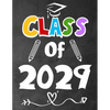 Class of 2029: Funny Back To School notebook, Gift For Girls and Boys,109 College Ruled Line Paper, Cute School Notebook, School Composition Notebooks - Paperback