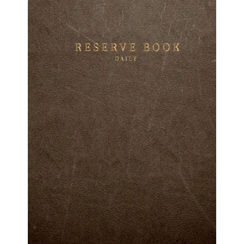 Daily reserve book: for Restaurant Customer record tracking Daily reserve book - Paperback