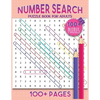 Number Search Puzzles For Adults: Number Find Puzzle Book For Adults Large Print - Paperback