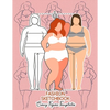 Fashion Sketchbook Curvy Figure Templates: 224 Large Female Figure Template for Quick & Easy Sketching Your Fashion Designs & Building Your Portfolio/ - Paperback